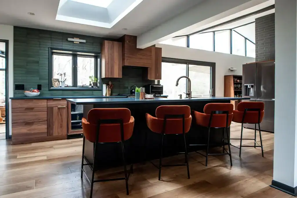 Walnut kitchen Cabinets Roxboro calgary