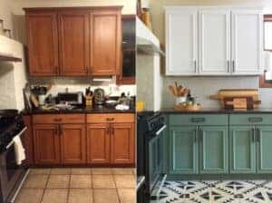 kitchen before after