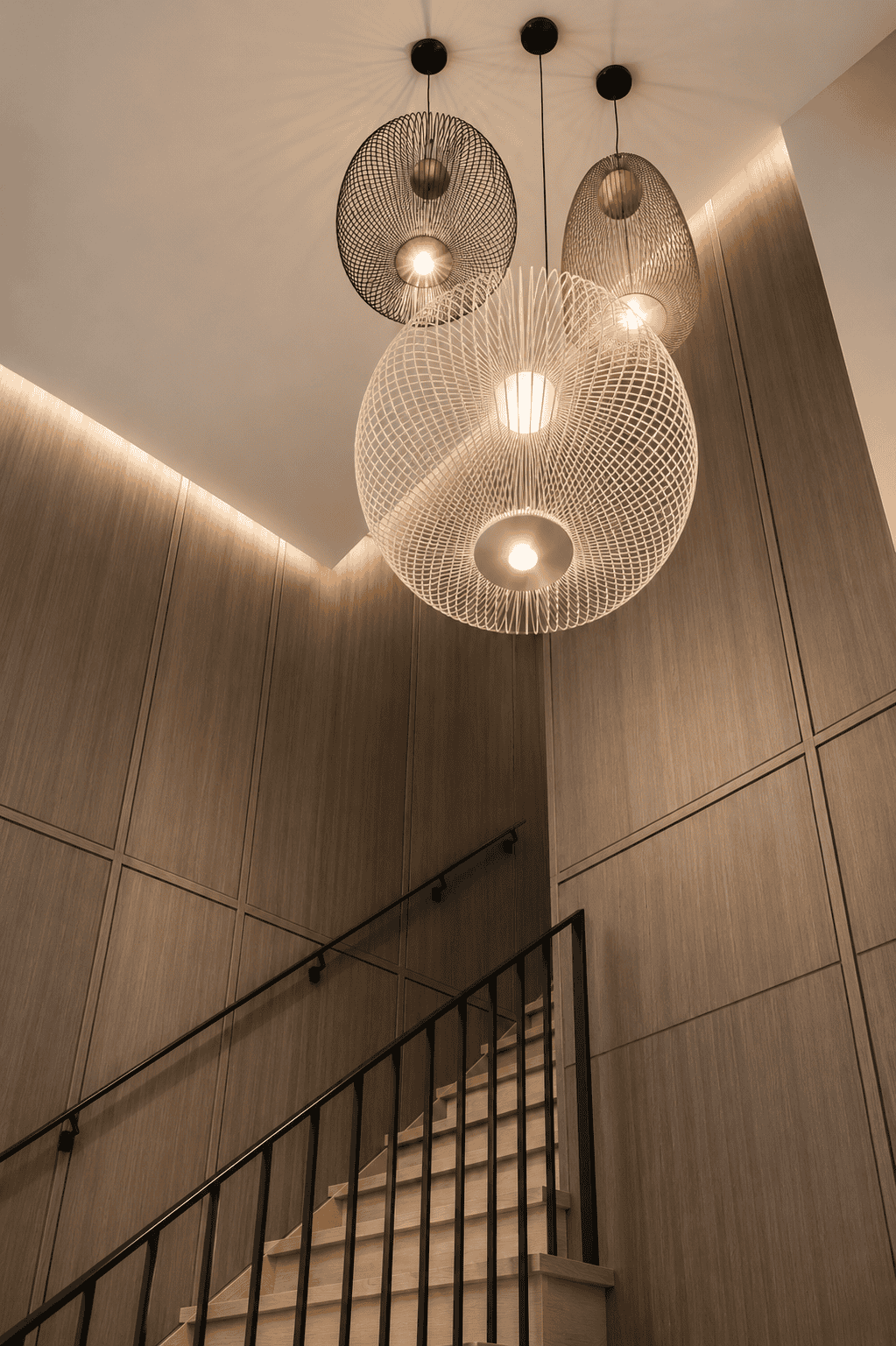 Bonavista Calgary stairs renovation with modern wood details