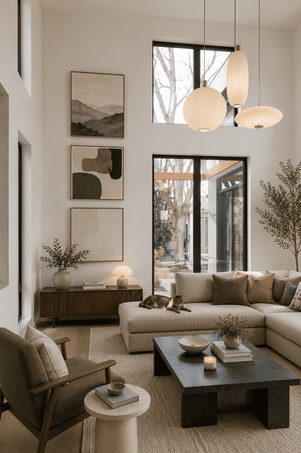 Bonavista full house renovation sitting area Calgary by Space Reno